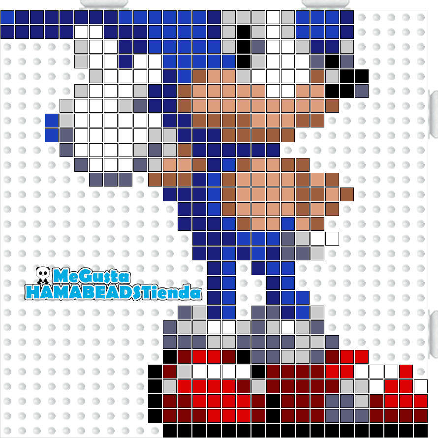 Sonic2 hama beads midi 2